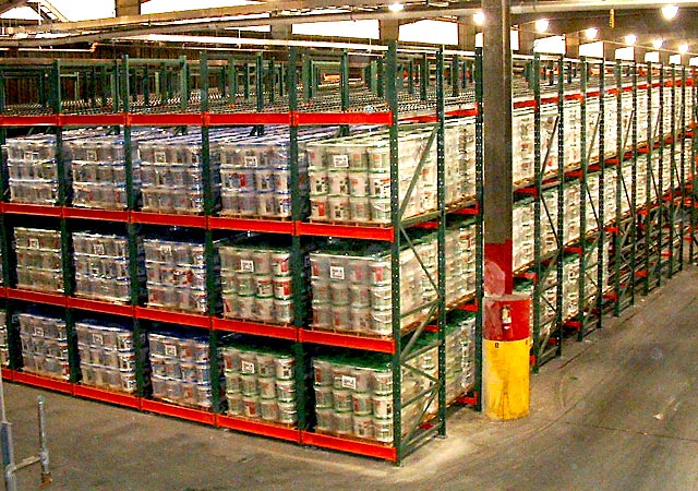 New warehouse pallet rack systems